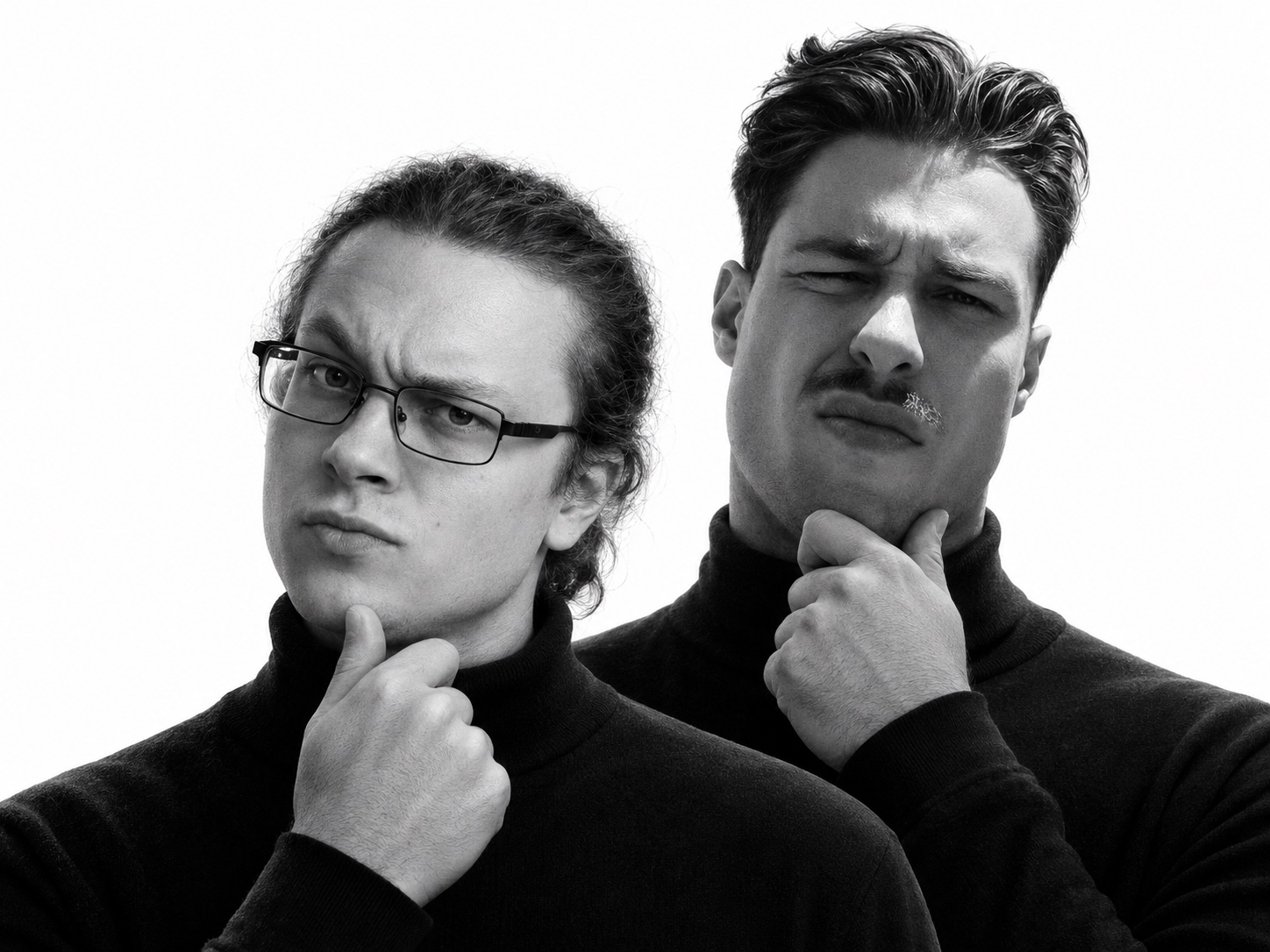 The two people behind Zendeus, Zenneh and Amadeus